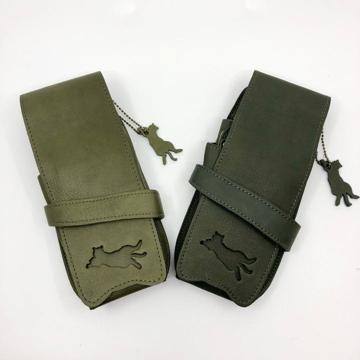 保護ネコ支援 aoneco スリムシザーケース モスグリーン ANA002 aruci