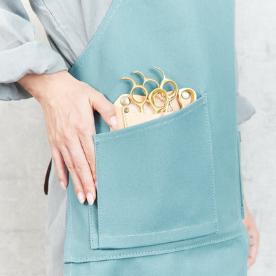 数量限定カラー「blue gray」 -hakama Apron - aruci