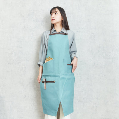 数量限定カラー「blue gray」 -hakama Apron - aruci