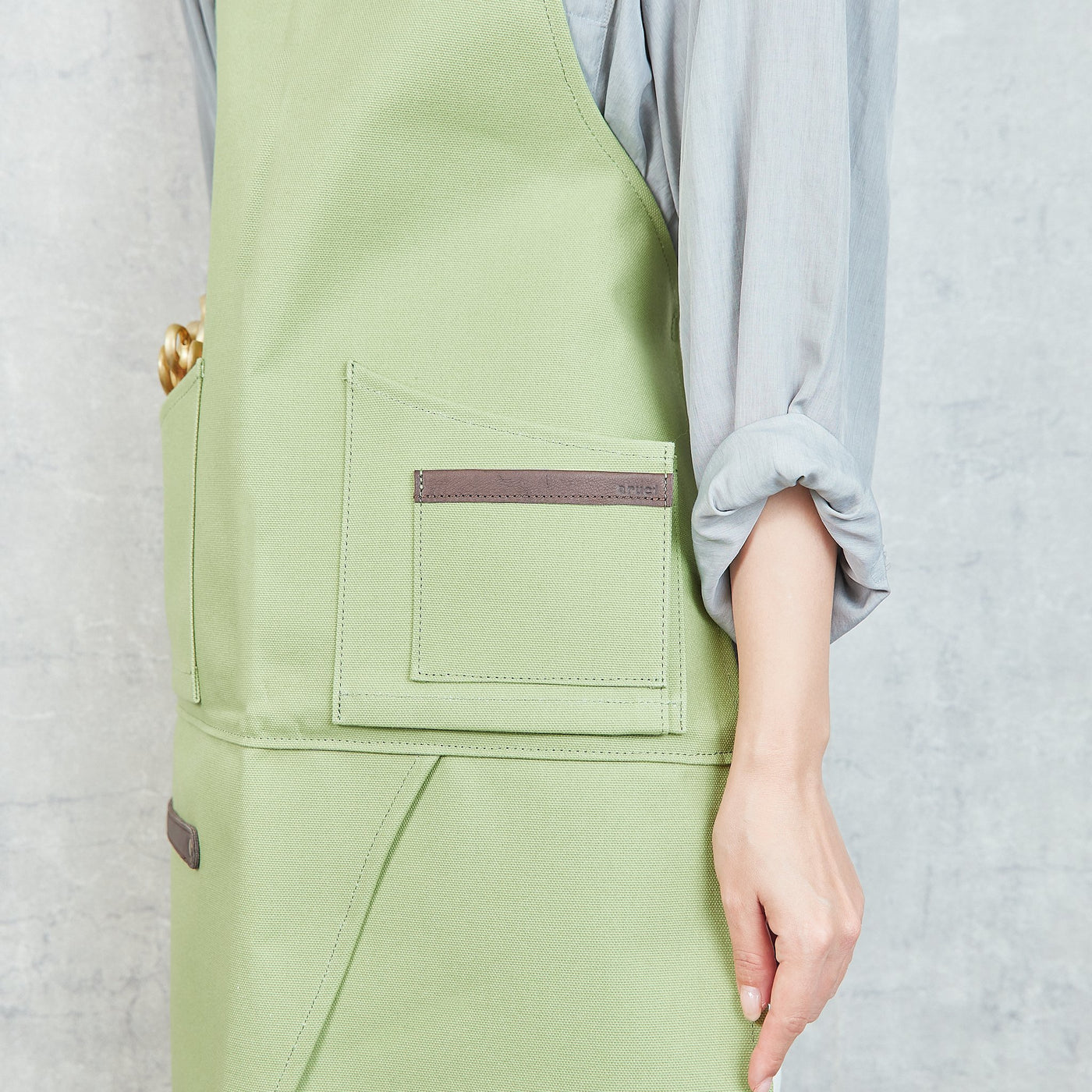 数量限定カラー「light green」 -hakama Apron - aruci