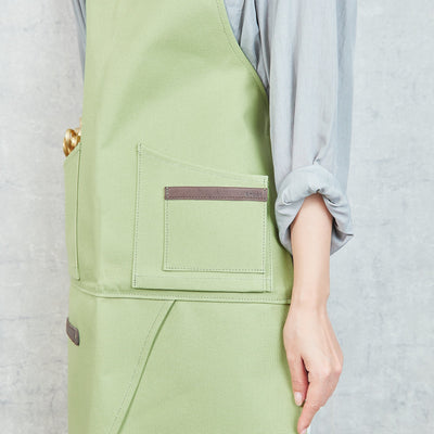 数量限定カラー「light green」 -hakama Apron - aruci