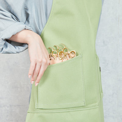 数量限定カラー「light green」 -hakama Apron - aruci