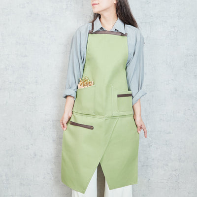 数量限定カラー「light green」 -hakama Apron - aruci