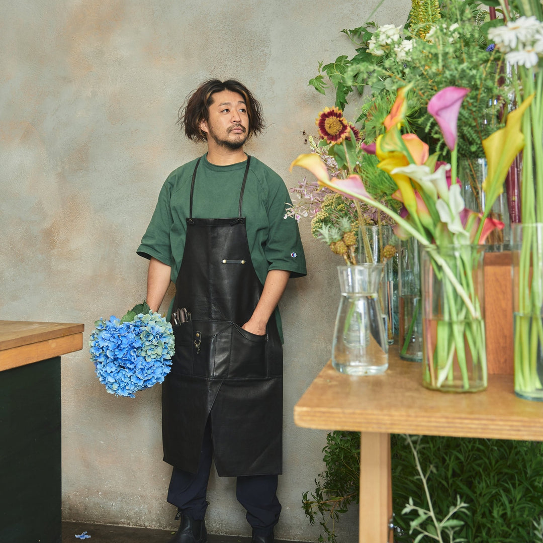Washable leather hakama Apron - Unisex size